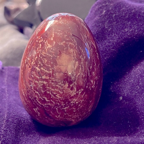 Breciated Jasper Egg - Picture 3 of 5